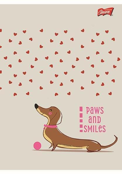 ZESZYT A4/32 # LOVELY DACHSHUND LAMINOWANY