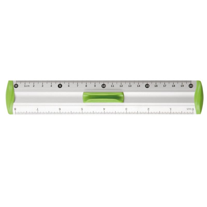 LINIJKA ALUMINIOWA 20CM TETIS (Z)