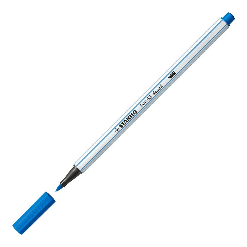 PISAKI STABILO 68 BRUSH CIEMNO NIEBIESKI