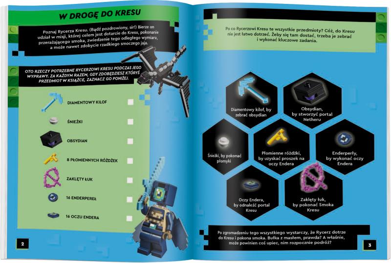 KSIĄŻECZKA LEGO MINECRAFT. PRZYGODA W KRESIE