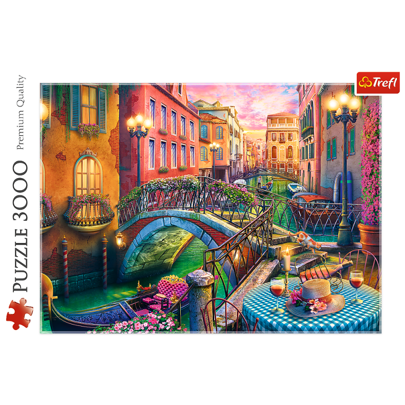 PUZZLE 3000 TREFL WIECZÓR W WENECJI