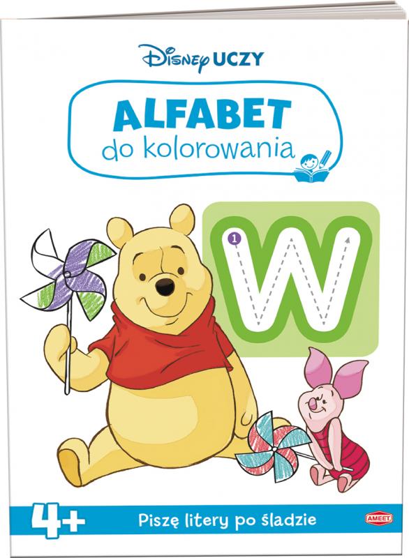 KSIĄŻECZKA DISNEY UCZY KUBUŚ I PRZYJACIELE. ALFABET DO KOLOROWANIA