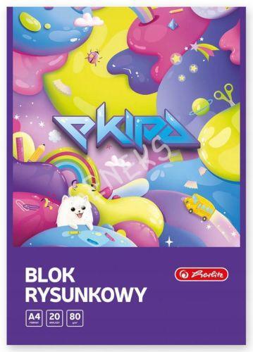 BLOK RYSUNKOWY A4 20K 80G EKIPA