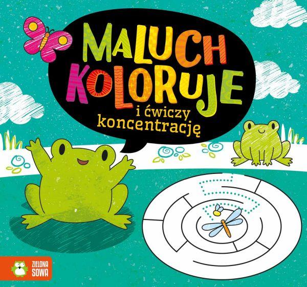 KSIĄŻECZKA MALUCH KOLORUJE I ĆWICZY KONCENTRACJE