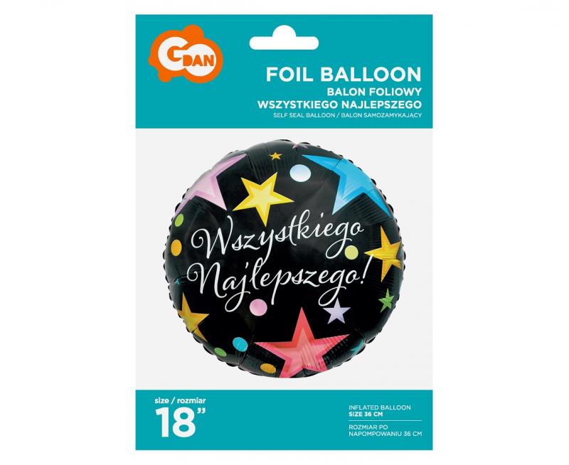 BALON FOLIOWY WSZYSTKIEGO NAJLEPSZEGO 18