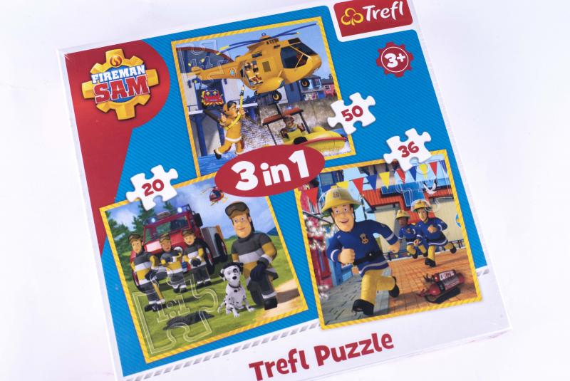 PUZZLE 3W1 TREFL STRAŻAK SAM W AKCJI