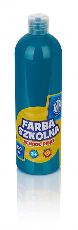 FARBA SZKOLNA ASTRA 500ML TURKUSOWA