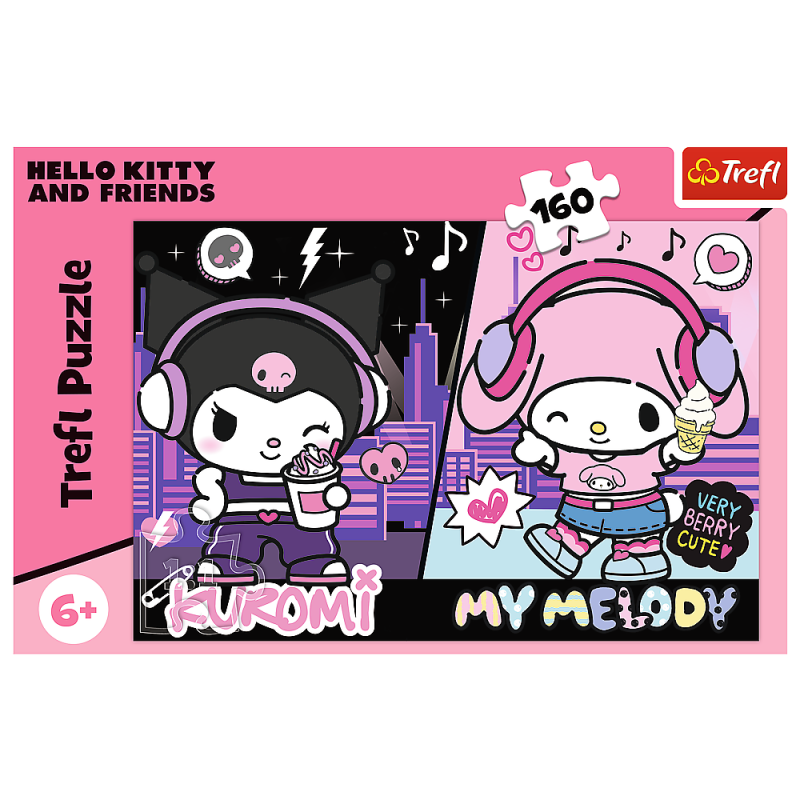 PUZZLE 160 TREFL KUROMI RZĄDZI HELLO KITTY