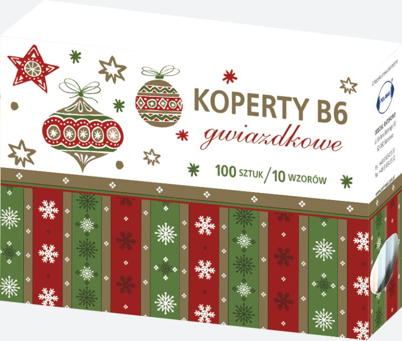 KOPERTA KOLOR B6 A100 POLMAK ŚWIĘTA #ŚWIĘTA