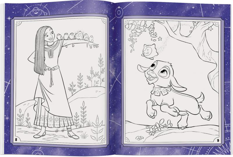 KSIĄŻECZKA DISNEY ŻYCZENIE. KOLORUJĘ!