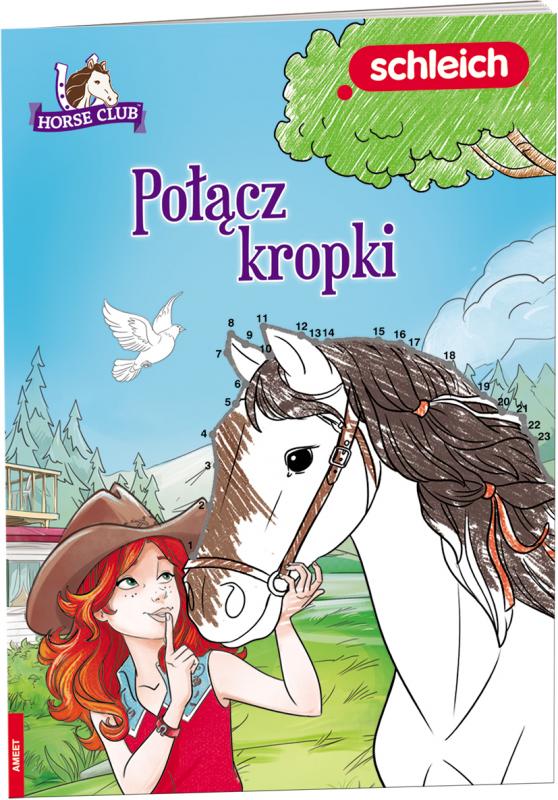 KSIĄŻECZKA SCHLEICH HORSE CLUB.POŁĄCZ KROPKI