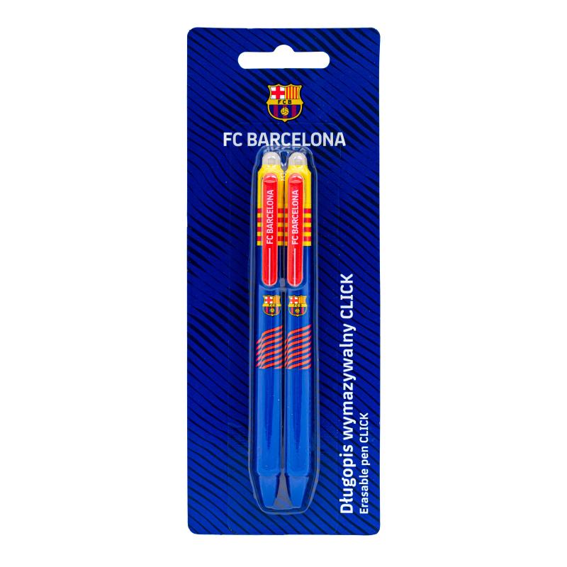 DŁUGOPIS WYMAZYWALNY AUTOMATYCZNY 0,5 mm FC BARCELONA - 2 szt. blister