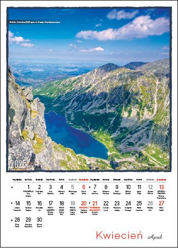 KALENDARZ WIELOPLANSZOWY TATRY JOTAN STANDARD