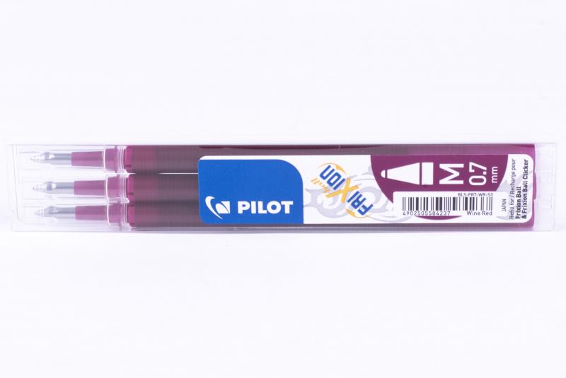 WKŁAD PILOT FRIXION 0,7 WINE RED A'3