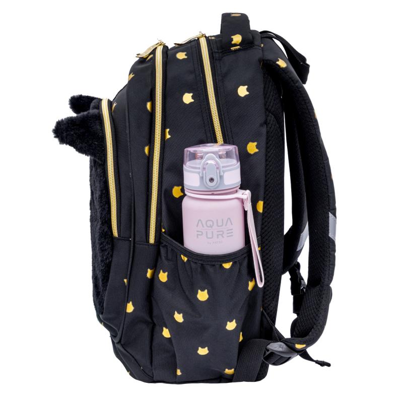 PLECAK ASTRABAG FLUFFY KITTY BLACK,