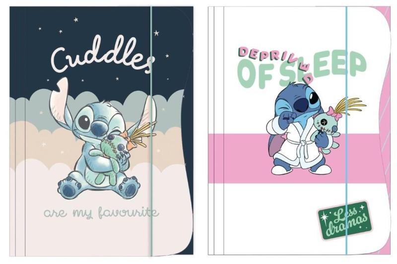 TECZKA Z GUMKĄ A4 STITCH BENIAMIN