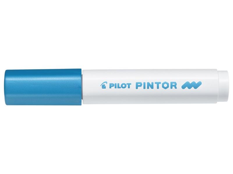 MARKER PILOT PINTOR M METALICZNY NIEBIESKI