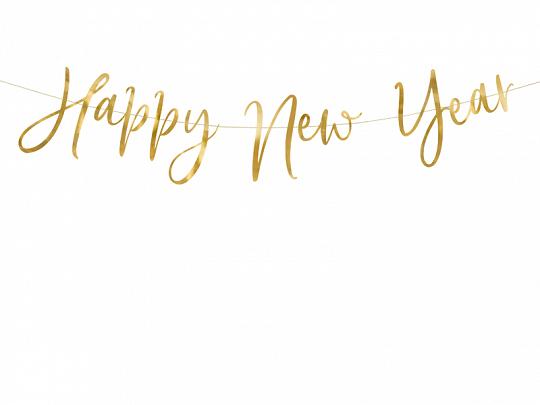 BANER HAPPY NEW YEAR ZŁOTY