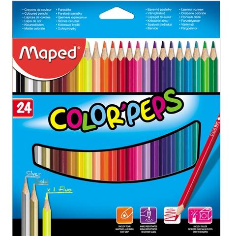 KREDKI 24 MAPED COLORPEPS