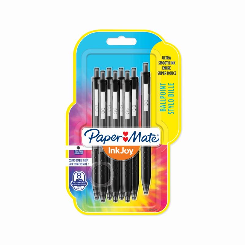 DŁUGOPIS INKJOY 300 RT CZARNY PAPERMATE A8