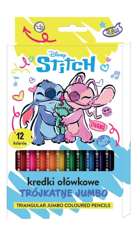 KREDKI OŁÓWKOWE 12 BENIAMIN TRÓJKĄTNE JUMBO STITCH