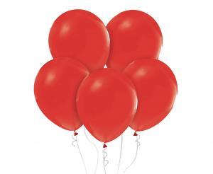 BALONY BEAUTY&CHARM PASTELOWE CZERWONE 12/10SZT WALENTYNKI