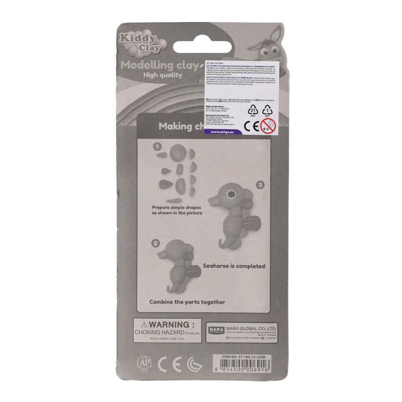 PLASTELINA ST-100-12+2 SM NOSTER