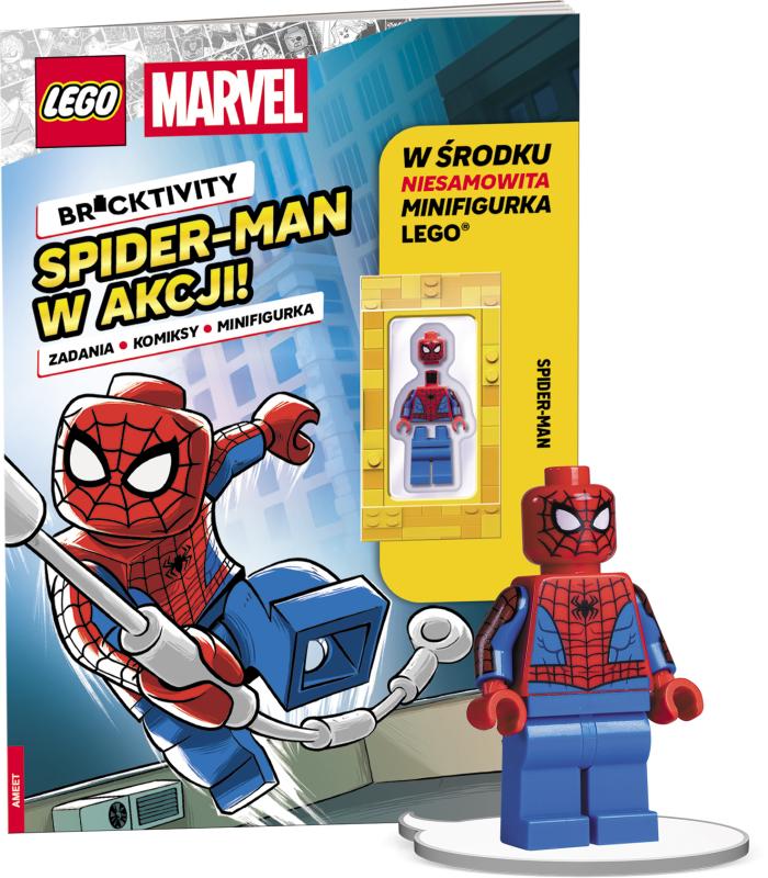 KSIĄŻECZKA LEGO SPIDER MAN SPIDER-MAN W AKCJI