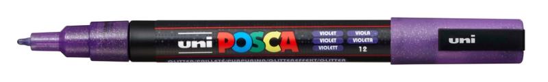 MARKER UNI PC-3ML POSCA FIOLETOWY BROKATOWY NR 12