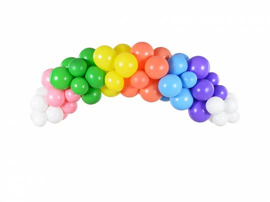 GIRLANDA BALONOWA TĘCZA