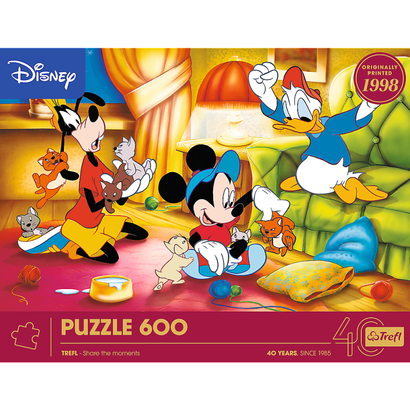 PUZZLE 600 TREFL MYSZKA MIKI I PRZYJACIELE