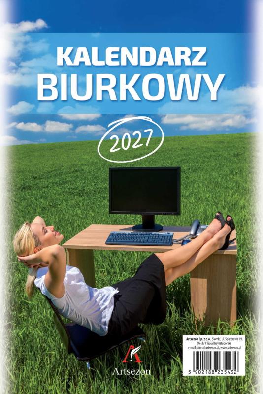 KALENDARZ BIURKOWY A5 2027