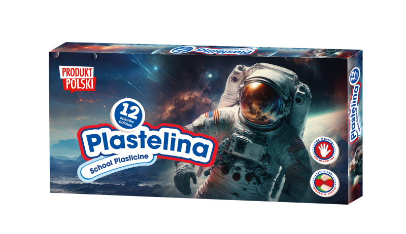 PLASTELINA 12 KOSMOS