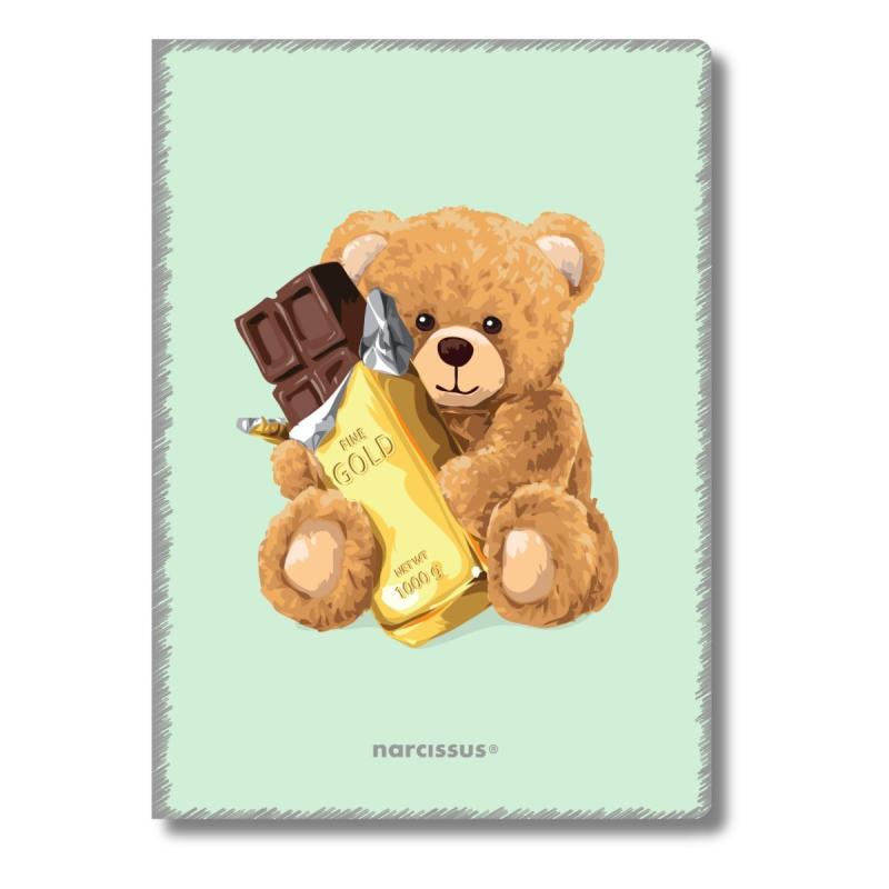 ZESZYT A5/60 # PP TEDDIES 80G NARCISSUS