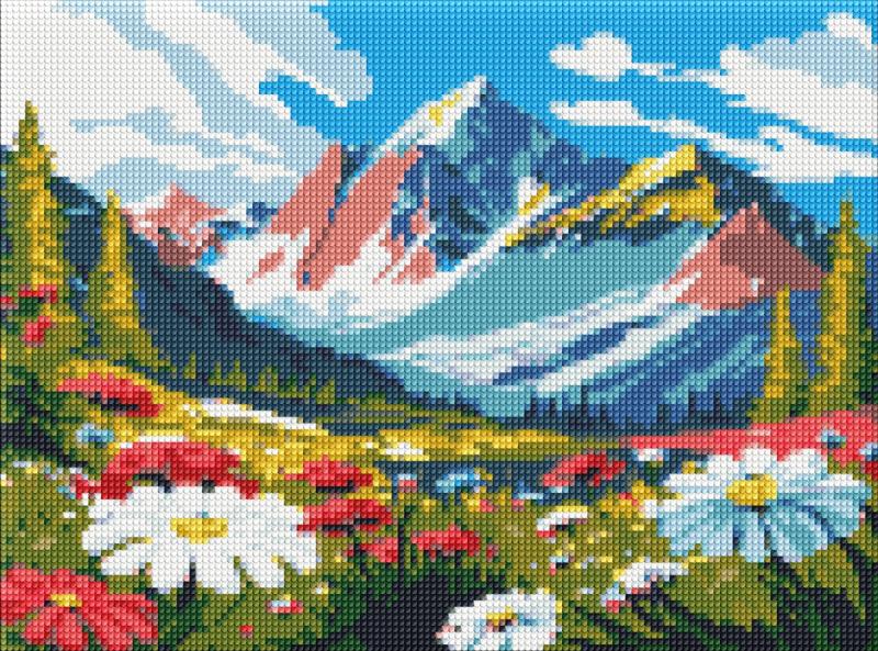 ZESTAW DO MOZAIKI DIAMENTOWEJ BEZ RAMY KONTRASTY NATURY 30X40CM