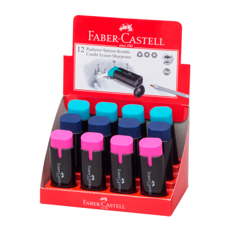 TEMPERÓWKA PODWÓJNA Z GUMKĄ COMBI FABER-CASTELL