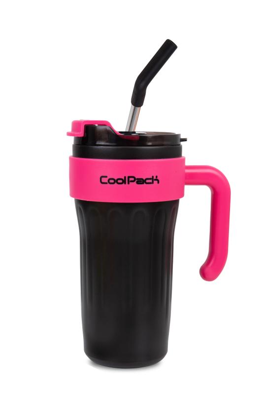 KUBEK TERMICZNY CP COFFEE MUG - JUMBO - 860 ml - PINK BLACK