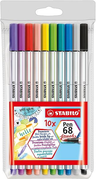 PISAKI STABILO 68 BRUSH PURPURA