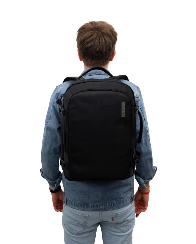 PLECAK 2W1 BUSINESS&TRAVEL ABAG BLACK