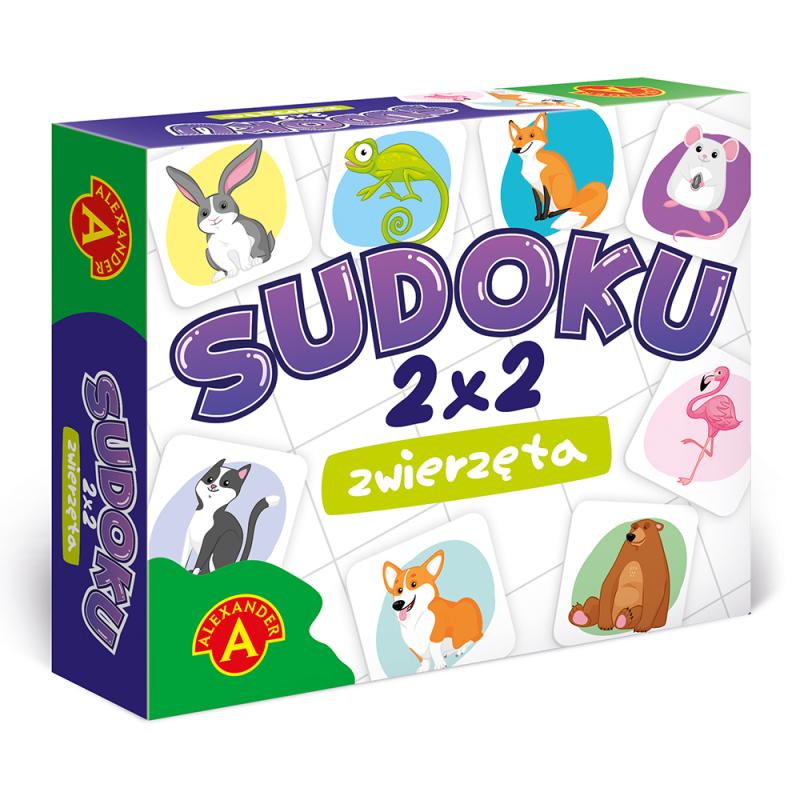 SUDOKU 2X2 ZWIERZĘTA