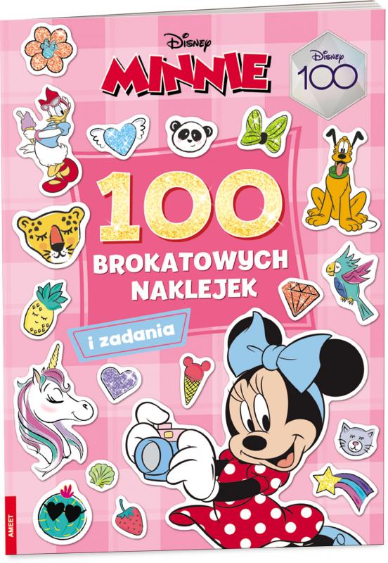 KSIĄŻECZKA MINNIE. 100 BROKATOWYCH NAKLEJEK