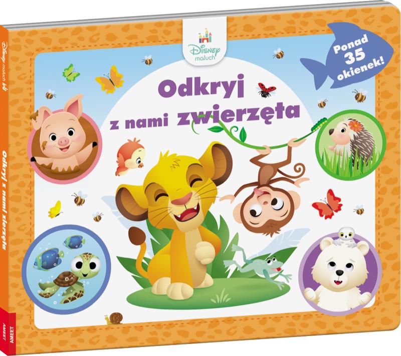 KSIĄŻECZKA DISNEY MALUCH.ODKRYJ Z NAMI ZWIERZĘTA
