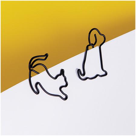 KLIPY DO PAPIERU 19 MM CAT AND DOG A/4 MESHU