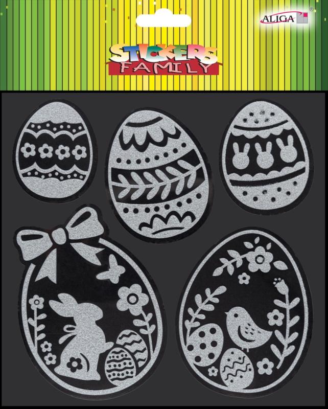 NAKLEJKI NKW-2777 AŻUROWE 18X18CM WIELKANOC