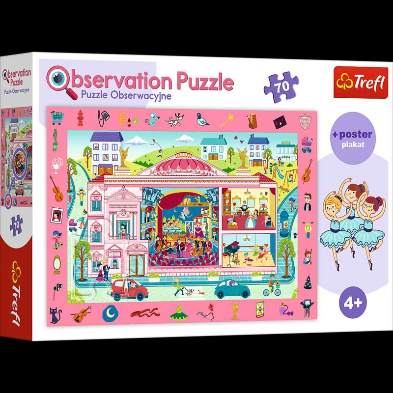 PUZZLE 70 TREFL OBSERWACYJNE.ODWIEDZAMY OPERĘ BANER