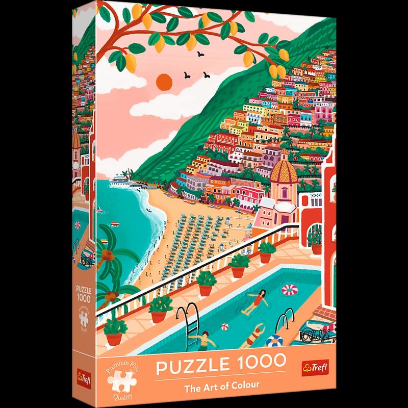 PUZZLE 1000 TREFL POSITANO WŁOCHY THE ART OF COLOURS