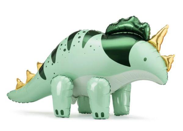 BALON FOLIOWY TRICERATOPS 101X60,5CM ZIELONY