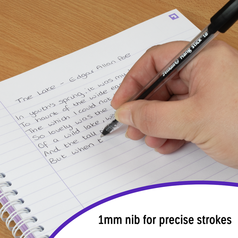 DŁUGOPIS PELIKAN HANG STICK 1MM PURPLE