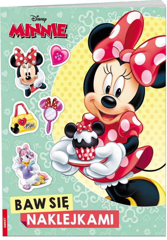 KSIĄŻECZKA DISNEY MINNIE.BAW SIĘ NAKLEJKAMI