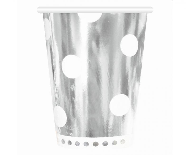 KUBECZKI PAP B&C GROSZKI SREBRNE 266ML A6